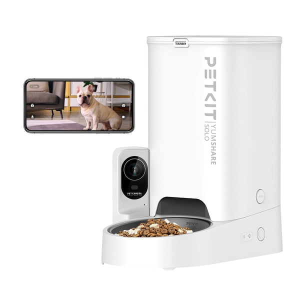 Comedero automático para mascotas PETKIT con cámara 1080P HD Video