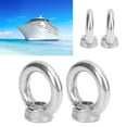 thumbnail image 4 of Écrous à Oeil de Levage en Acier Inoxydable 2 Pcs pour Yachts Marins, Bateaux à Moteur, Navires, 4 of 7