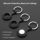 thumbnail image 1 of Funda de silicona para llavero Airtags Locator Tracker (negro), 1 of 7