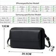 thumbnail image 2 of Funda para móvil para colgar, cartera, protección RFID, cartera para móvil, bolso de hombro, funda para móvil pequeña con pantalla táctil y cartera, bolso bandolera para, 2 of 5