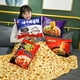 thumbnail image 2 of Almohada de dibujos animados con manta, regalos de peluche, cojín de tela, muñeco de comida, lindos juguetes de peluche de fideos instantáneos fritos con carne de res, 2 of 5