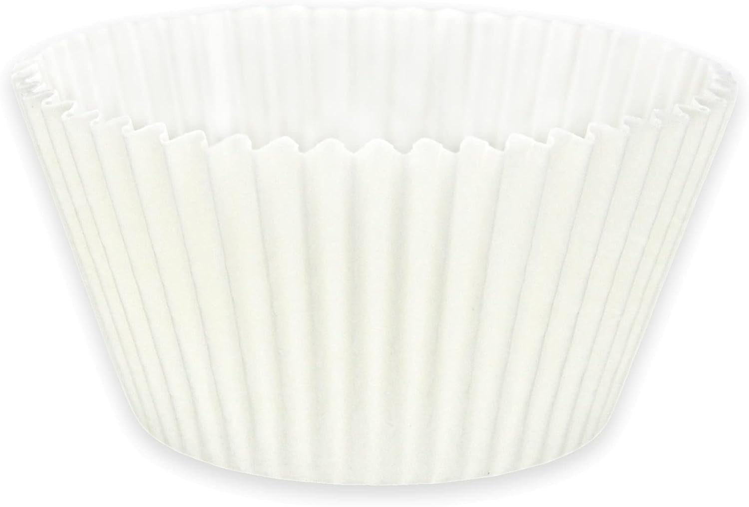 Extra Large White Cupcake Baking Cups 23/4"(Bottom) x2"(Deep) Jumbo