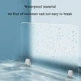 thumbnail image 3 of Frosted Acrylic Free Standing Screen, Privacy Divider Home & Office Partitions for Table Top Workstation,Office Furniture Partition Portable Cubicle Panel for Work, Visual Distractions Privacy Panel, 3 of 8