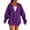 Dark Purple -MP16, variant on Dwellite Women's Zip Up Hoodies Oversized Fleece Long Sleeve Sweatshirts Casual Fall Jacket Coat with Pockets Dark Purple L