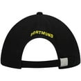 thumbnail image 4 of Men's Fi Collection Black Borussia Dortmund Bambo Classic Adjustable Hat - OSFA, 4 of 4