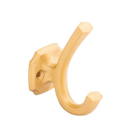 

Center-Center Style Cabinet Hook Brushed Gold Brass