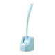 thumbnail image 1 of Escobilla de Baño con Soporte, Escobilla de Baño, Fregadora de Inodoro, Cepillo de Limpieza, Cabezal de Cepillo de Doble Cara para Inodoro Doméstico Azul, 1 of 9