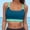 Green, variant on Women'S Swim Tank Top Sports Bra Bikini Racerback Scoop Neck Solid Color Wireless Bathing Suits Push Up Padded Crop Tops Swim Bras Bralette,Blue,L