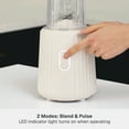 thumbnail image 5 of Thyme & Table 900 W 25 oz Single Serve Blender with Tritan Vessel, Smart Seal Lid and Straw, 6-Point Stainless Steel Blade, Sand White, 5 of 12