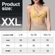 thumbnail image 2 of Ropa interior deportiva para mujer Fitness Cross Back Pad Entrenamiento Yoga Ropa interior Top - Amarillo MFZFUKR BST3060527-3, 2 of 6