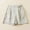 Khaki, variant on White Shorts for Women Casual Summer High Waisted Sweat Shorts Summer Loose Solid High Waist Short Pants Mother's Day