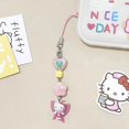 thumbnail image 1 of Cute Hello Kitty Mobile Phone Chain Punk Cat Keychain Pendant Anti-Lost Lanyard Phone Wrist Hanging Chain Earphone Camera Chain Style 12, 1 of 6