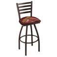 thumbnail image 3 of Utah 36 Inch L014 Black Wrinkle With Ladder Back Bar Stool, 3 of 7