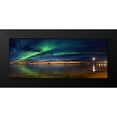 thumbnail image 2 of Samuelsen, Roy 14x8 Black Modern Framed Museum Art Print Titled - Sunset At Andenes, 2 of 5