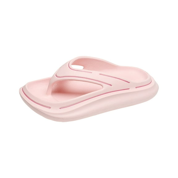 OAVQHLG3B Non-Slip Flip Flop for Womens Dressy Summer Everyday Slippers Beach Slides Flat Platform Sandals Outdoor Comfort Shoes