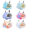 thumbnail image 2 of Hammock For Rats Double Thick Plush Warm Bed For Hamster House Nest Sleeping Bag Hanging Tree Beds Guinea Pig Hamster Cage, 2 of 5