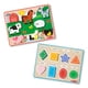 thumbnail image 1 of Paquete de rompecabezas Melissa & Doug Chunky de 8 piezas Farm & Shapes, 1 of 9