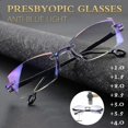 thumbnail image 1 of Lunettes de Lecture à Double Usage Haute Dureté Anti-Bleu Progressives pour Hommes Femmes FS99 100, 1 of 5