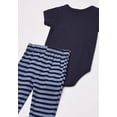 thumbnail image 2 of Little Treasure Baby Boy Cotton Bodysuit, Pant and Shoe 3pc Set, Seas The Day, 6-9 Months, 2 of 5