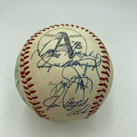 1973 Oakland A s Athletics World Series Champs Team Signed Baseball JSA COA