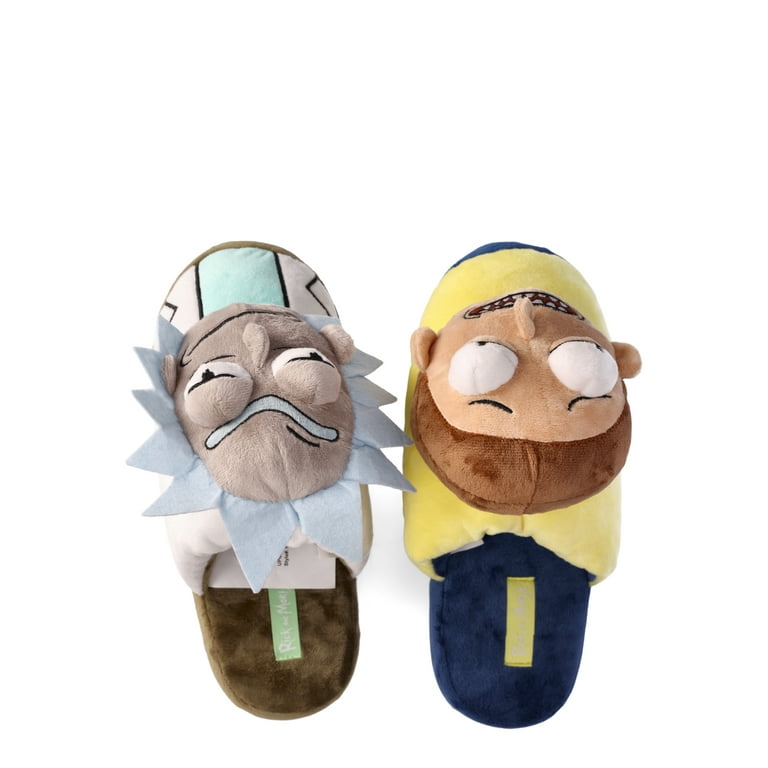 Rick and Morty Men s 3D Characters Slippers dual sizes 7 8 13 14 Walmart
