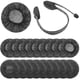 thumbnail image 1 of 100 piezas de cubiertas para los oídos de los auriculares desechables sobre sanitarios no tejidos, 1 of 4