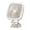 White, variant on Tibvox Clip Fan For Bed Desktop Battery Powered Fans For Home Camping 3 Speeds USB Fan