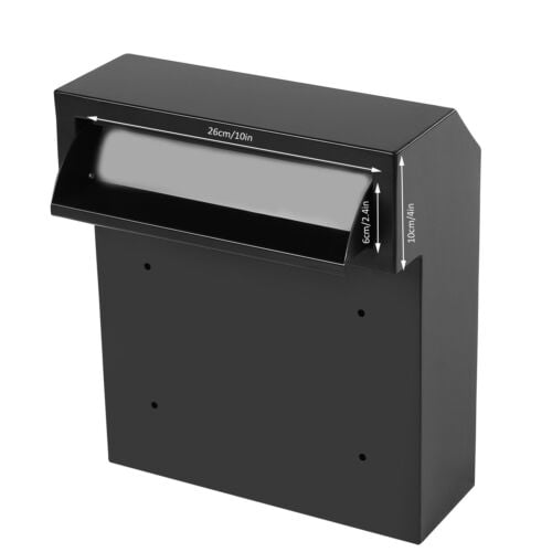 Mailbox Heavy Duty Locking Mail Box Wall Mount Night Drop Money