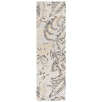 SAFAVIEH Blossom Fulton Floral Runner Rug, Grey/Yellow, 2'3" x 8'