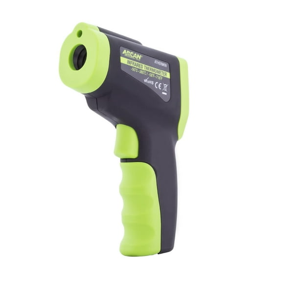 ARCAN 9-Volt Battery Powered Infrared Thermometer w/Digital Display (ATHERM9V)