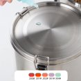 thumbnail image 3 of 1pc 520/1000/1600/2500ml Stainless Steel Tanks Sealed Kitchen Food Storage Container 11*9/13*11/15*13/17*15cm Home Storage, 3 of 11