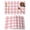 Pink, variant on Red White Plaid Placemats Set of 6 Buffalo Check Geometric Place Mats Table Mats Kitchen Dining Home Outdoor Party Table Decoration