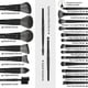 thumbnail image 2 of Juego de brochas de maquillaje MAGEFY, 22 unidades, sintéticas con funda de viaje, color negro, 2 of 9