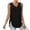 Black, variant on Tbopshirt Tank Tops for Women,Womens tops,Womens Tank Summer Solid Sleeveless V-Neck Slitted Casual Blouse tops,T-shirt Vest Tee Blouse,Womens Fashion