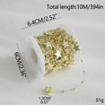 thumbnail image 3 of Birdeem Electroplated Bead Chain Christmas Tree Decoration Diy Material Hanging Christmas Scene Layout, 3 of 10