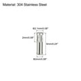 thumbnail image 2 of 2x6mm 304 Stainless Steel Dowel Pins, 20 Pack Knurled Head Flat End Dowel Pin, 2 of 6
