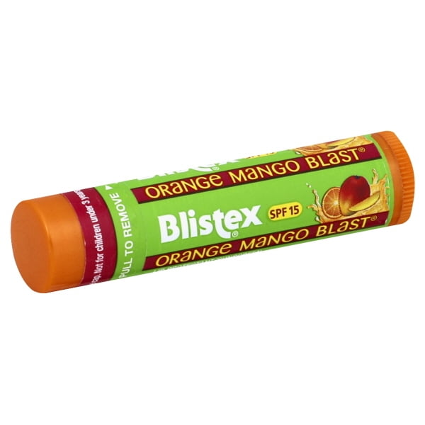 Blistex Orange Mango Blast Lip Balm, 0.15 Ounce - Expires: Sept 2021