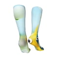 thumbnail image 2 of Lsque Pikmin Print Women's Men's Novelty 20in Crew Socks Cotton Socks Knee High Socks for Walking,Running,Nurses,Pregnancy, 2 of 6
