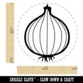 thumbnail image 2 of Vegetable Onion Plant Rubber Stamp for Scrapbooking Crafting Stamping - Medium 1 Inch, 2 of 7