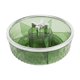 thumbnail image 2 of Bandeja para servir con tapa y base giratoria de 5 compartimentos. Platos para aperitivos. Verde, 2 of 9
