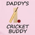 thumbnail image 2 of CafePress - Daddys Cricket Buddy Body Suit - Baby Light Bodysuit, Size Newborn - 24 Months, 2 of 4