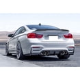 thumbnail image 3 of Ikon Motorsports Trunk Spoiler Compatible With 2015-2020 BMW F82 M4 Coupe, V Style Rear Deck Lid Wing Real Carbon Fiber Tail Boot Trim Lip, 3 of 8