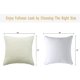 thumbnail image 2 of Juego DE 2 fundas DE Cojines DE pana ZHAOCHENG 45 x 45 cm Blanco Crema, 2 of 5