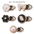 thumbnail image 4 of 100Pcs Couture Libre Boutons de Manchette Broche Couture Libre Vêtements Boutons de Manchette Ensemble de Vêtements Détachables Empêchent l'Exposition Vêtement Réglable Fixe pour le Type, 4 of 9