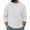 White, variant on cfhntfmh Men's Long Sleeve Shirts 2 in 1 V Neck Thermal Undershirt Base Layer Tops Fall Winter Trendy Pullover