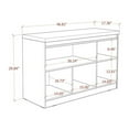 thumbnail image 3 of Manhattan Comfort Viennese 46.81 Buffet Stand with 5 Compartment Shelves in Maple Cream, 3 of 3