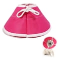 thumbnail image 2 of Dog Cone Adjustable Pet Cone Pet Recovery Collar Comfy Pet Cone Collar Protective Collar for After Surgery Anti-Bite Lick Wound Healing Safety Practical for Dogs and Cats-Red, 2 of 9