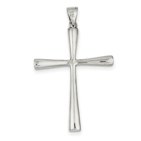 Sterling Silver Cross Pendant - 7.2 Grams - Measures 57x36mm Wide