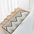 thumbnail image 7 of Area Rugs Carpet for Bedroom Floor Kitchen Rugs Abstract Zig Zag Retro Chevron Geometric Door mat Bedside Runner Rug Living Room Washable Non Slip 39×20in, 7 of 7
