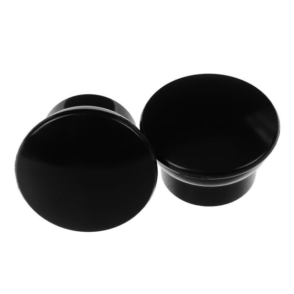 Luxshiny 2Pcs Metal Kettle Lid Knobs Black Replacement Handles for Whistle Pan and Teapot